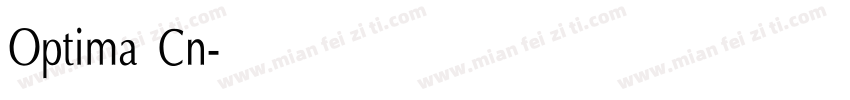 Optima Cn字体转换